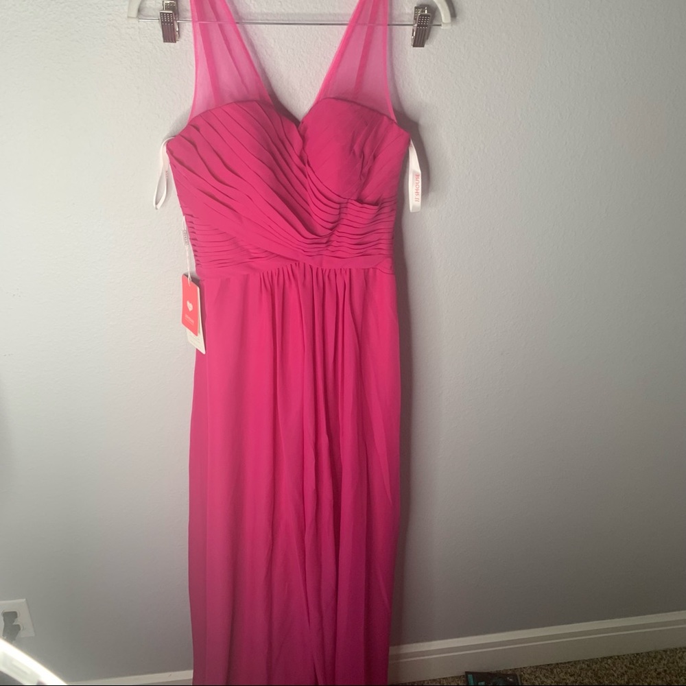Jj house fuchsia  prom dress